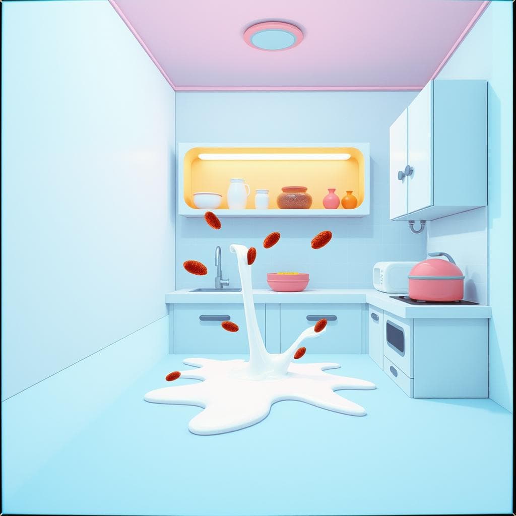 Oops I Spilled My Cup Of MILK
