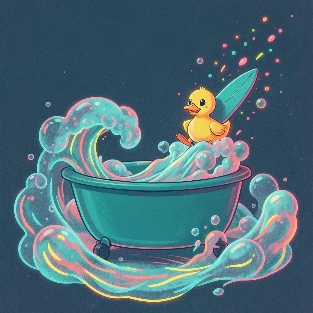 Turbulent Bubble Bath!
