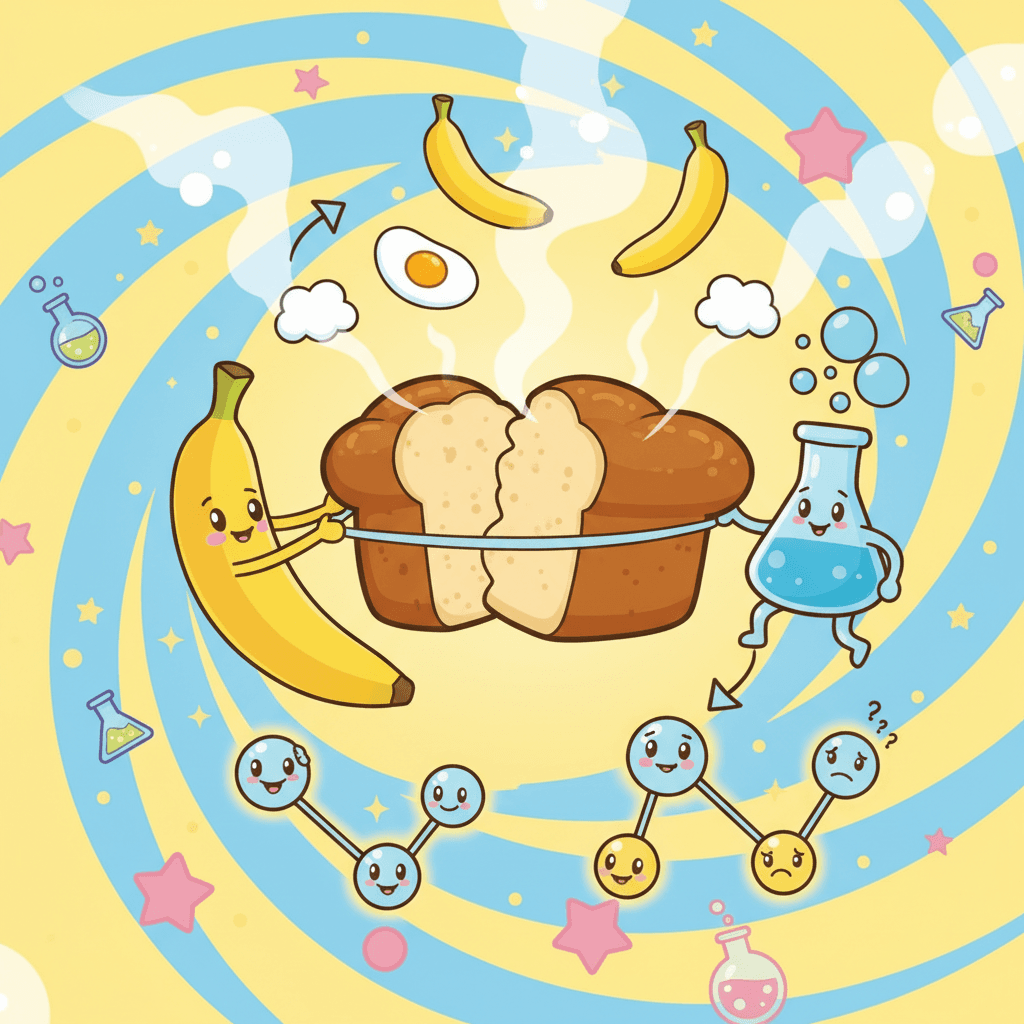 Unbake Banana Bread